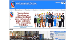 Desktop Screenshot of diocesisdecucuta.com
